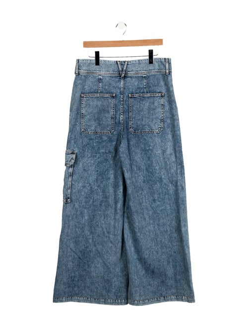 Veronica Beard High-Rise Wide Leg Jeans
