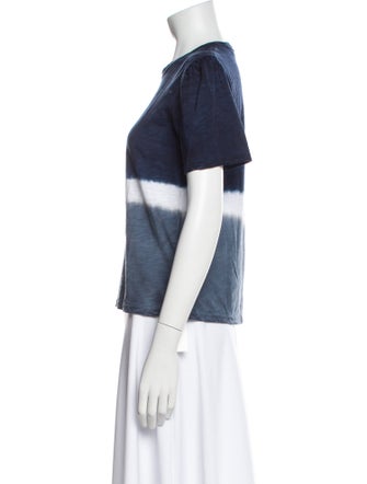 Veronica Beard Colorblock Pattern Crew Neck T-Shirt