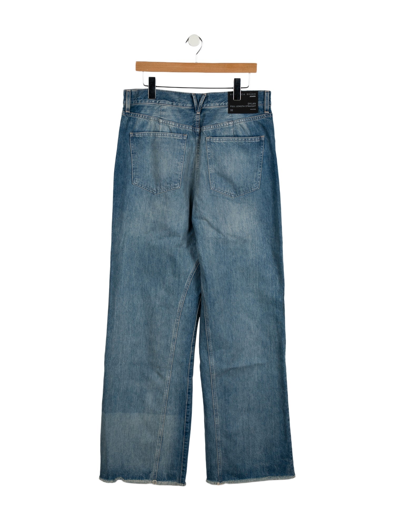 Veronica Beard High-Rise Wide Leg Jeans