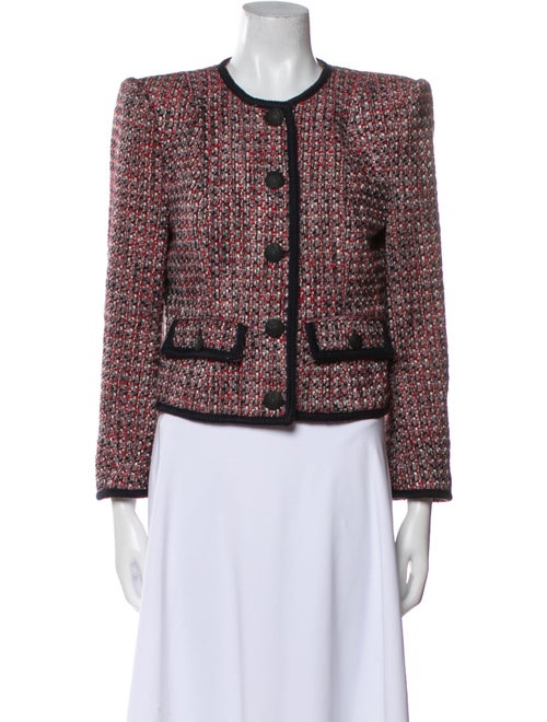 Veronica Beard Tweed Pattern Evening Jacket