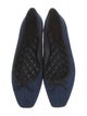 Veronica Beard Denim Bow Accents Ballet Flats