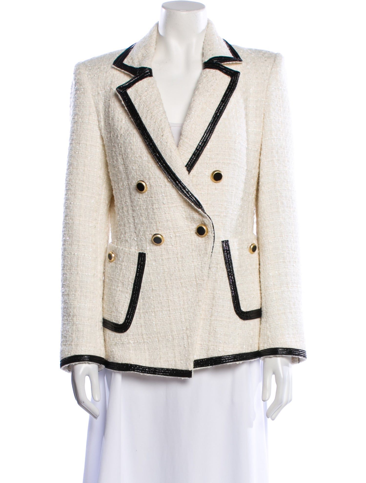 Veronica Beard Tweed Pattern Blazer