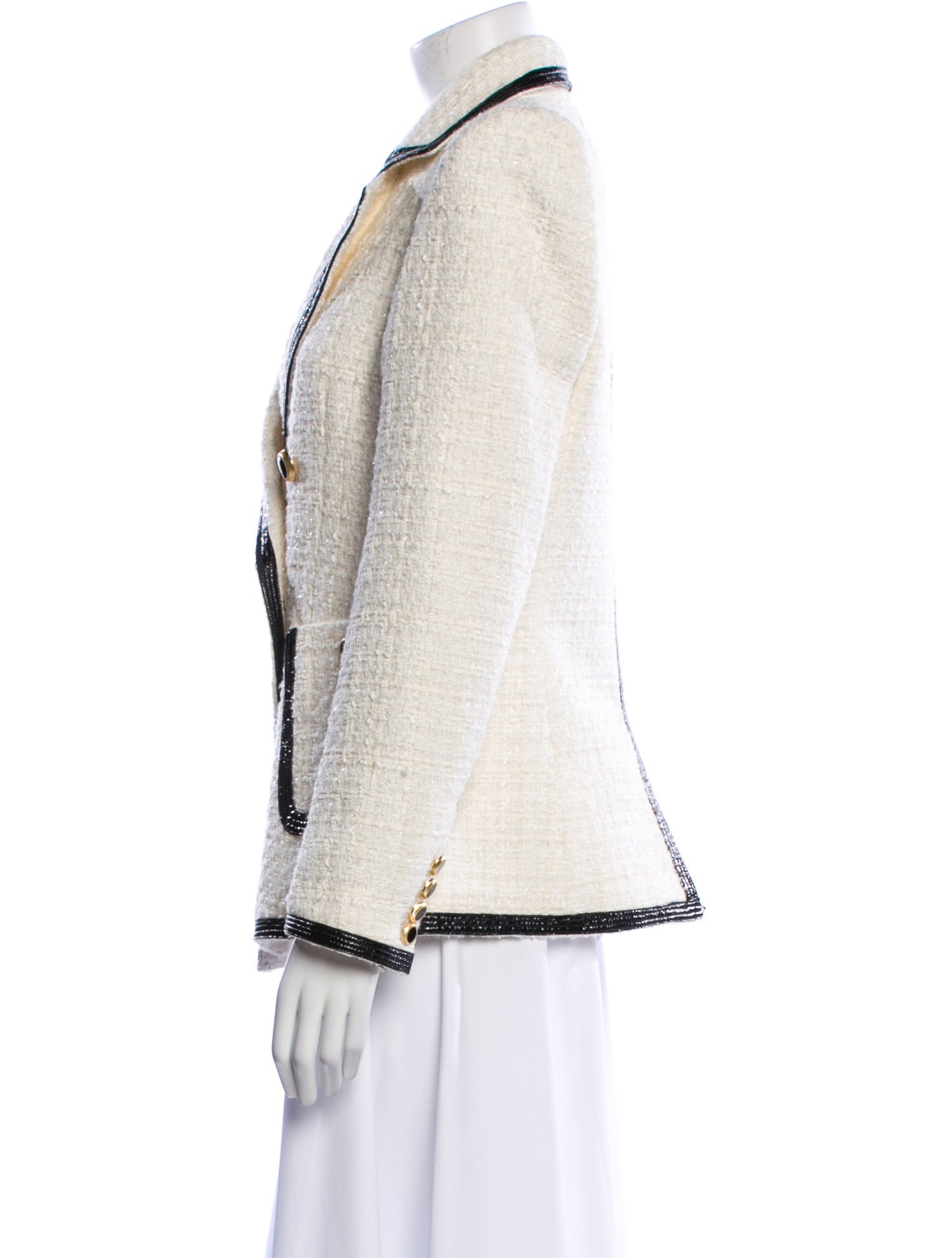 Veronica Beard Tweed Pattern Blazer