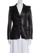 Veronica Beard Faux Leather Blazer
