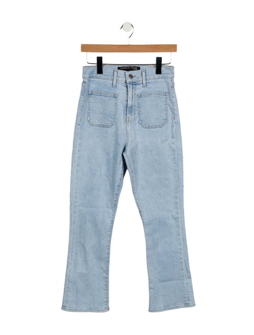 Veronica Beard High-Rise Straight Leg Jeans
