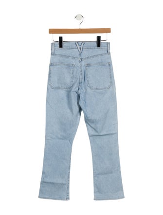 Veronica Beard High-Rise Straight Leg Jeans