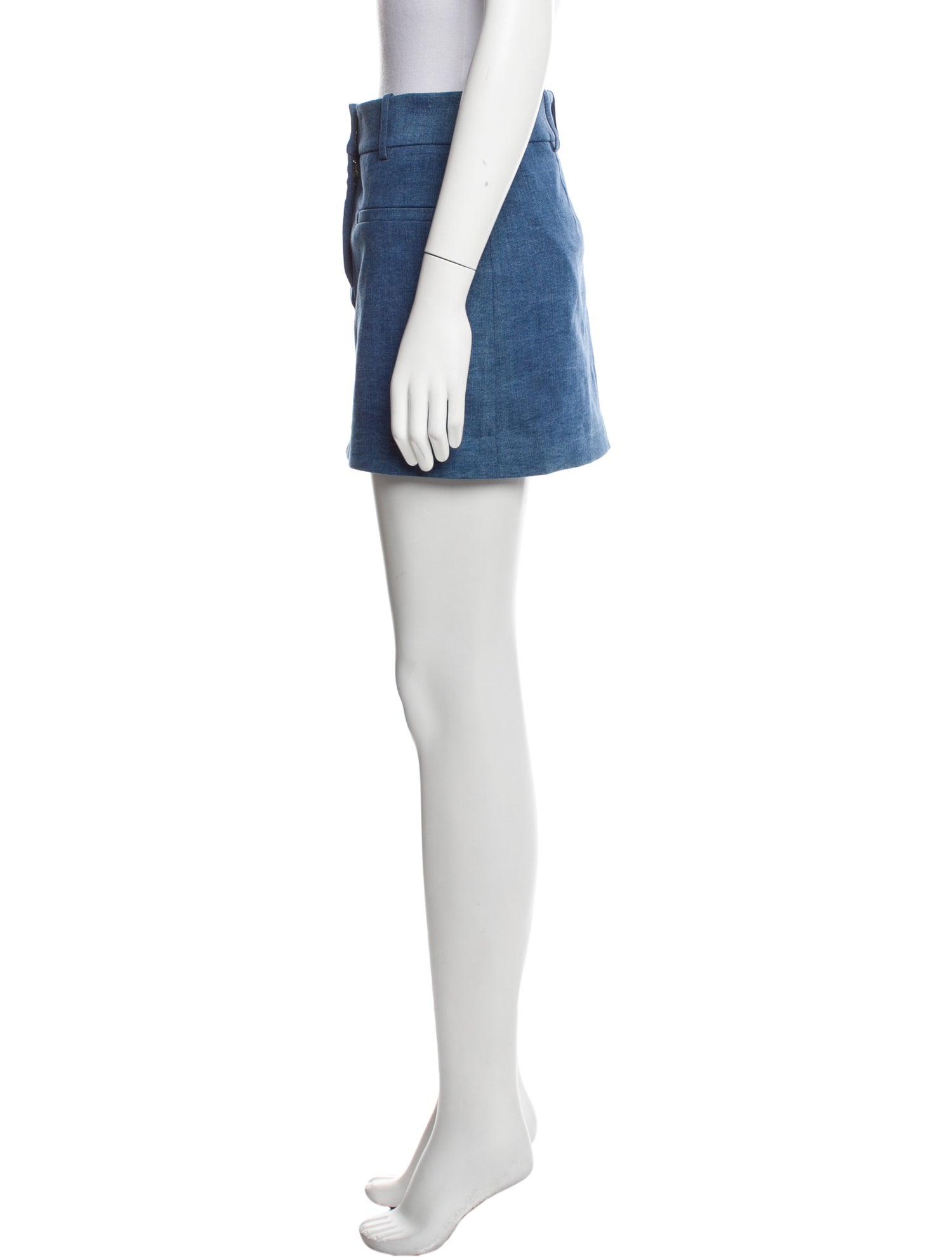 Veronica Beard Leather Trim Embellishment Mini Skirt w/ Tags