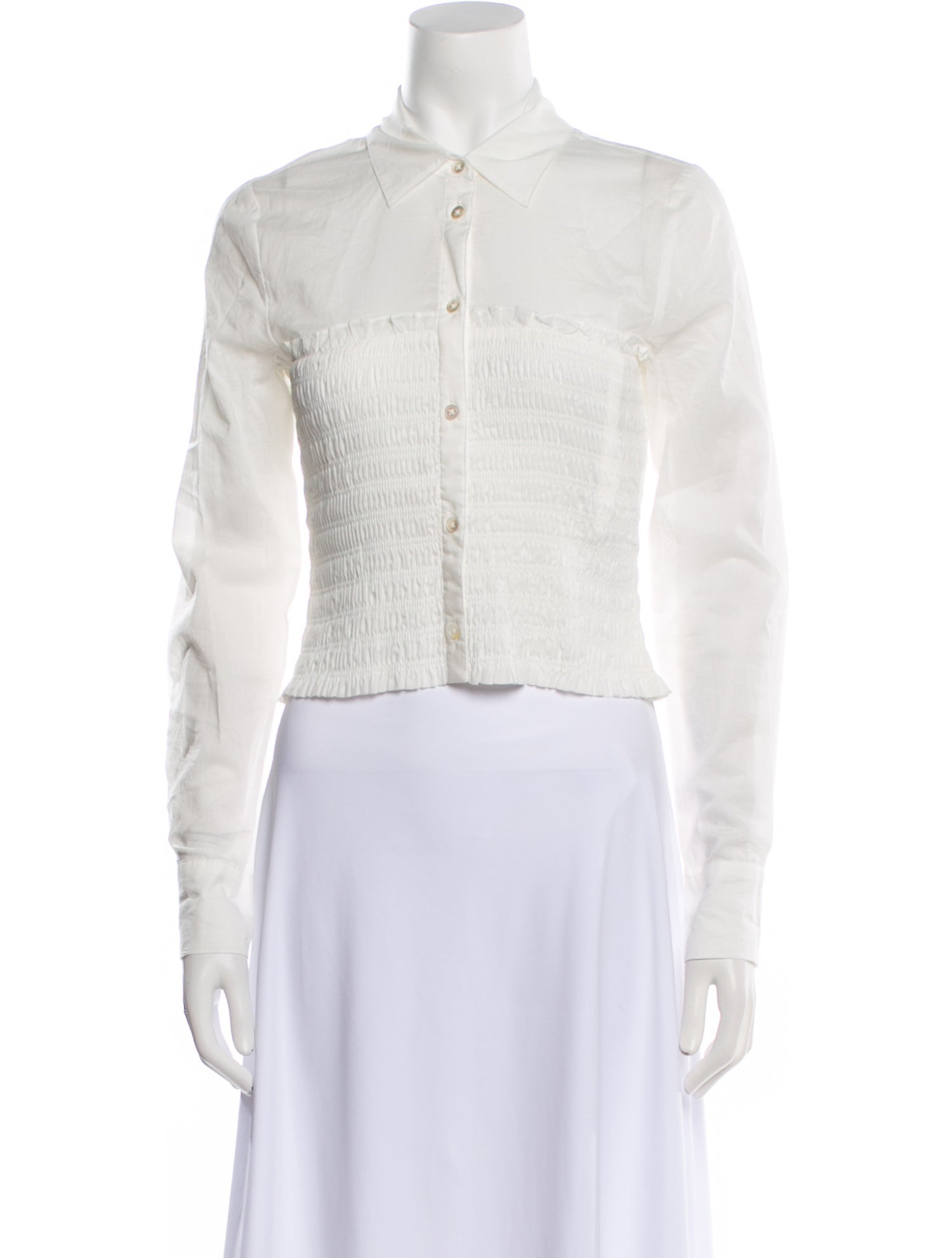 Veronica Beard Long Sleeve Crop Top w/ Tags