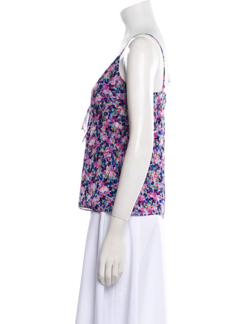 Veronica Beard Silk Floral Print Blouse