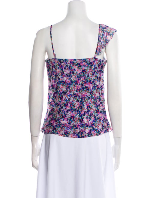 Veronica Beard Silk Floral Print Blouse