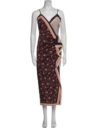 Veronica Beard Silk Long Dress