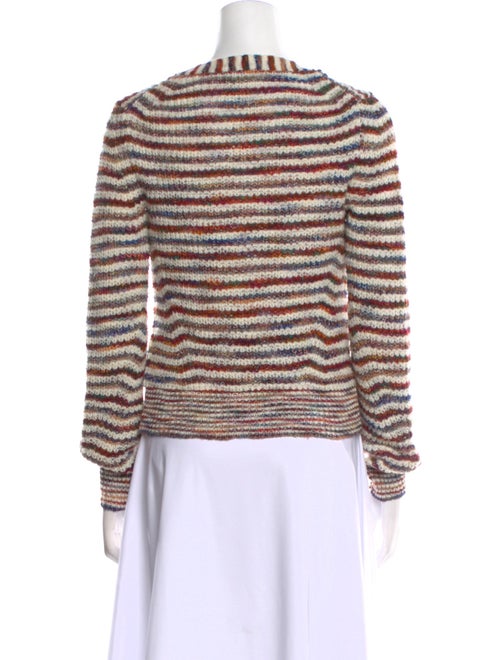 Veronica Beard Striped V-Neck Sweater