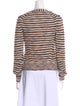 Veronica Beard Striped V-Neck Sweater