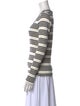 Veronica Beard Striped Scoop Neck Top