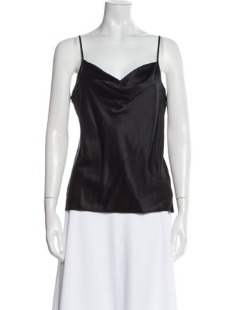 Veronica Beard Silk Cowl Neck Top