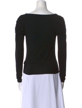 Veronica Beard V-Neck Long Sleeve Top