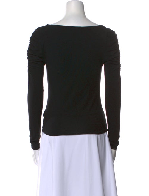 Veronica Beard V-Neck Long Sleeve Top