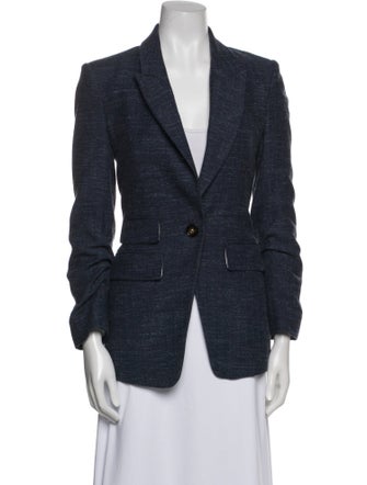 Veronica Beard Virgin Wool Striped Blazer