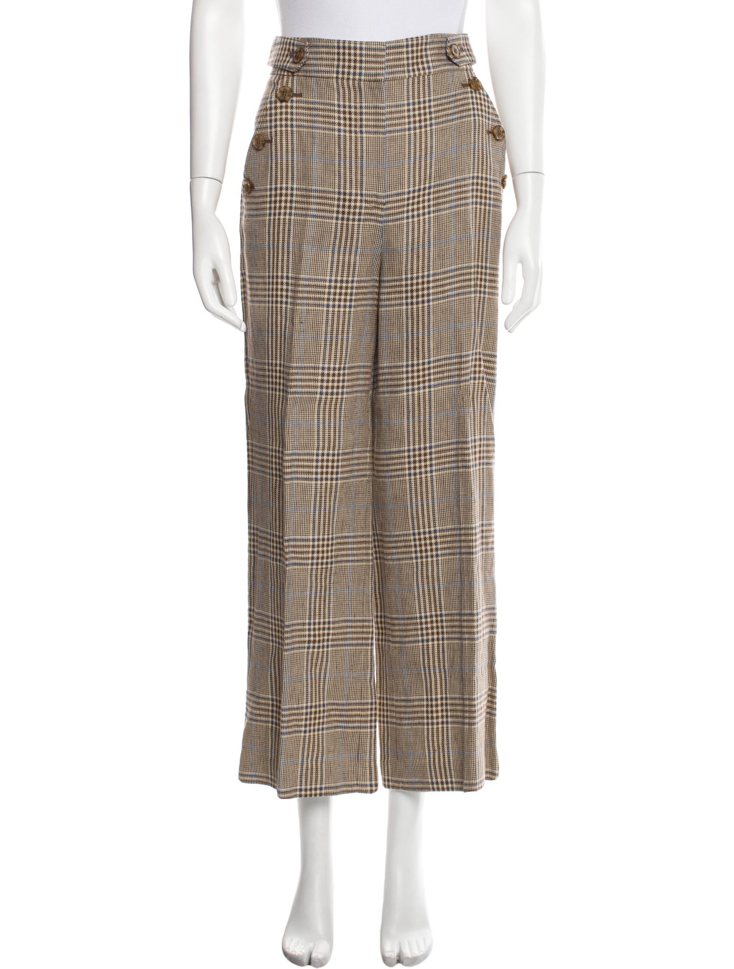 Veronica Beard Linen Wide Leg Pants w/ Tags