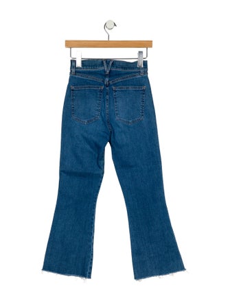 Veronica Beard Mid-Rise Wide Leg Jeans