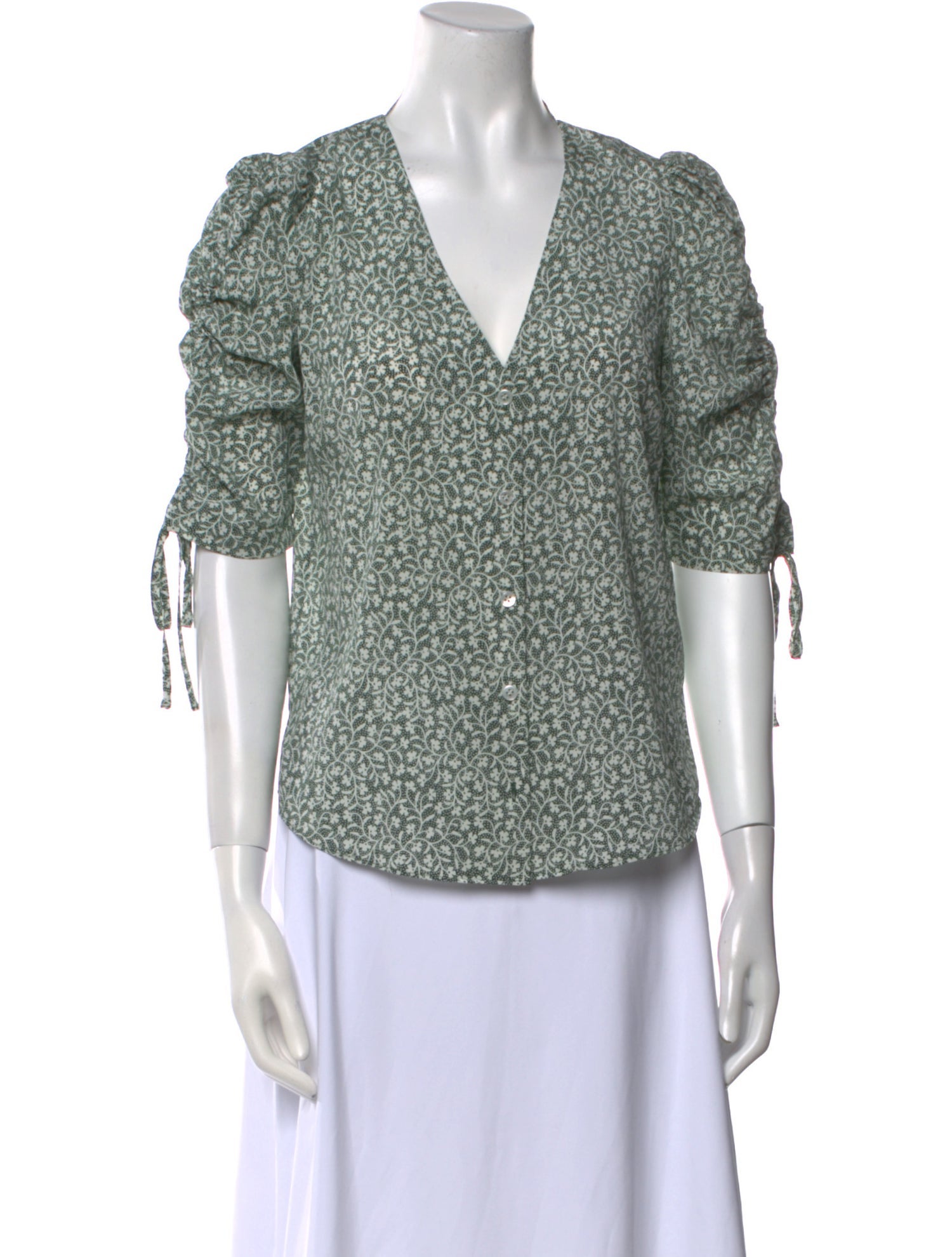 Veronica Beard Silk Printed Blouse w/ Tags
