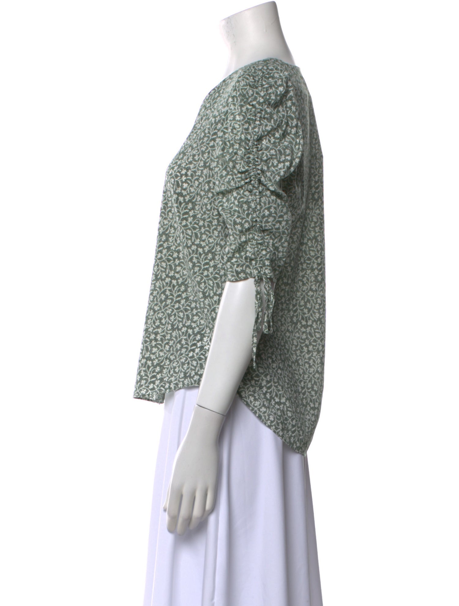 Veronica Beard Silk Printed Blouse w/ Tags