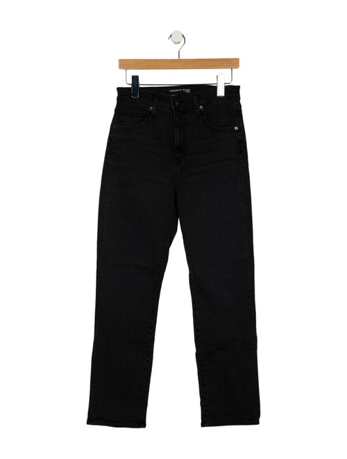 Veronica Beard High-Rise Straight Leg Jeans