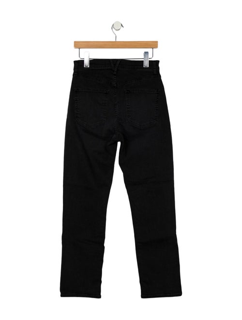 Veronica Beard High-Rise Straight Leg Jeans