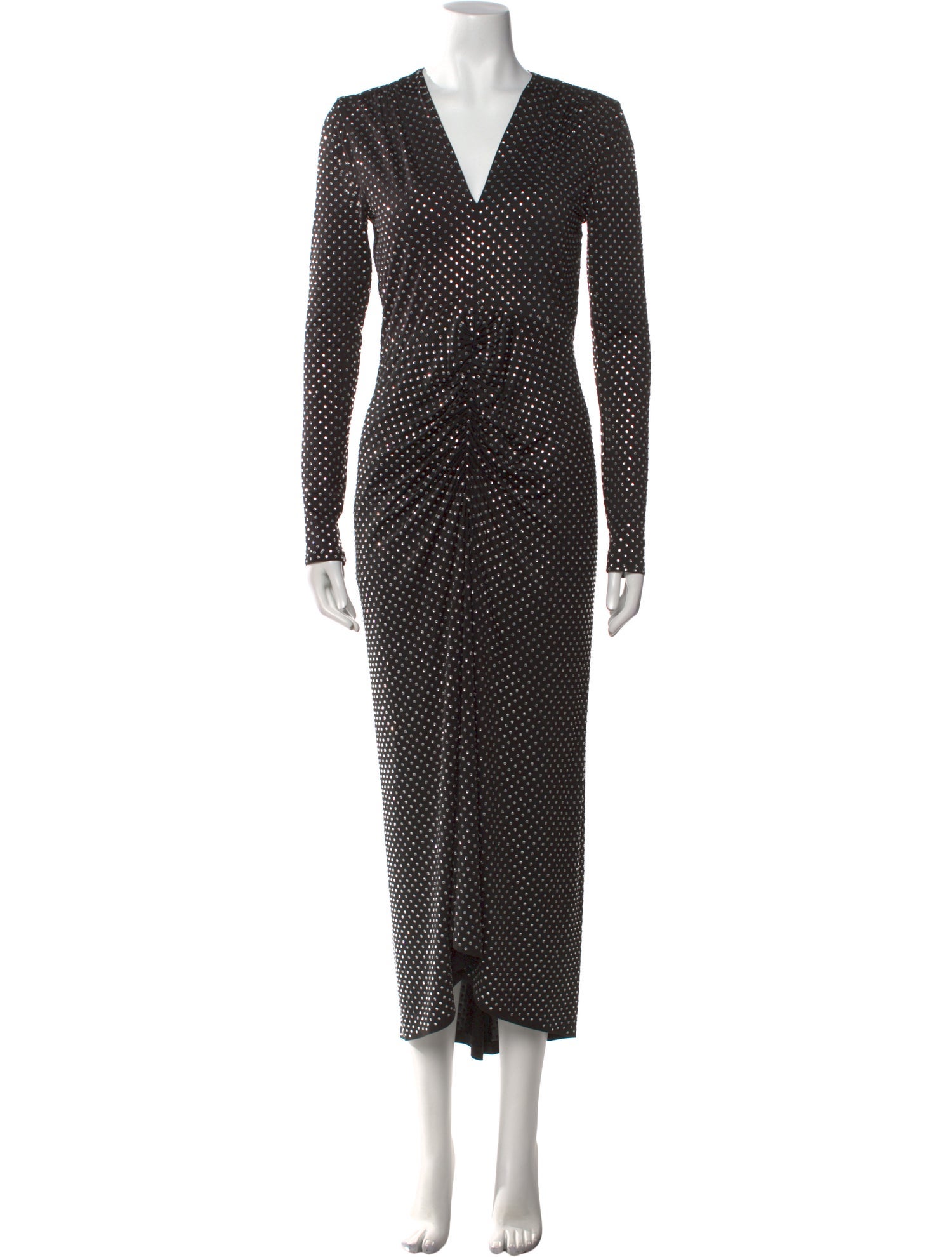 Veronica Beard Polka Dot Print Long Dress