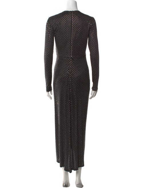 Veronica Beard Polka Dot Print Long Dress