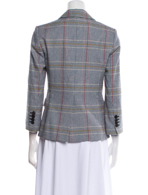 Veronica Beard Plaid Print Blazer