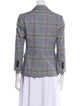 Veronica Beard Plaid Print Blazer