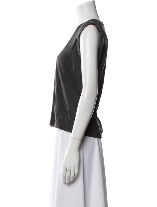 Veronica Beard Scoop Neck Short Sleeve T-Shirt