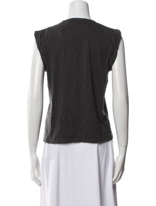 Veronica Beard Scoop Neck Short Sleeve T-Shirt