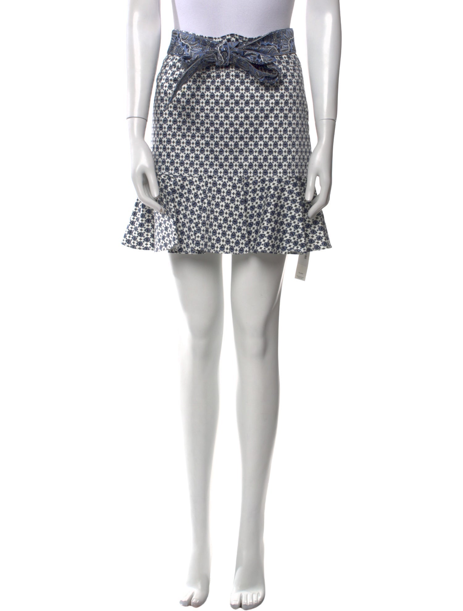 Veronica Beard Printed Mini Skirt