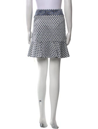 Veronica Beard Printed Mini Skirt