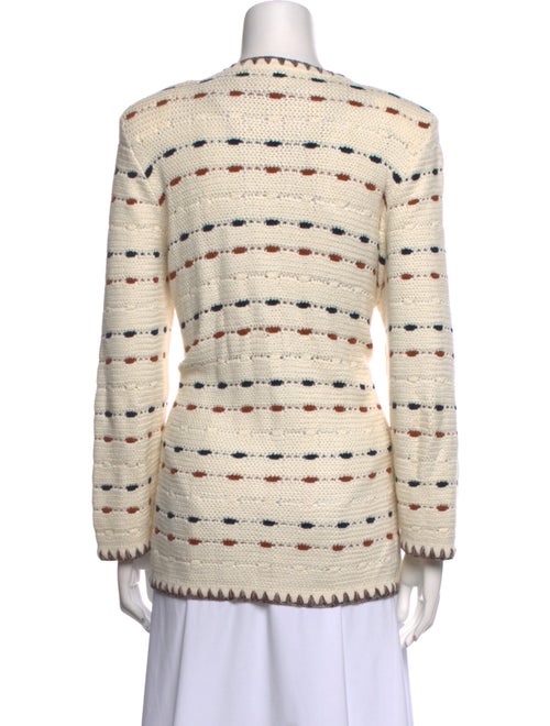 Veronica Beard Striped V-Neck Sweater