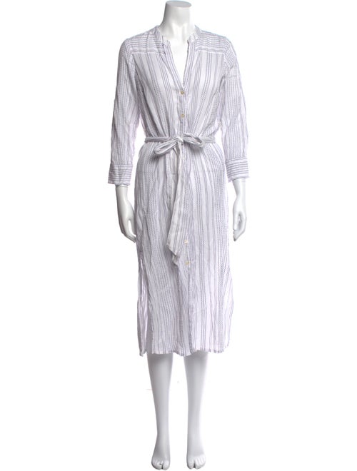Veronica Beard Striped Midi Length Dress