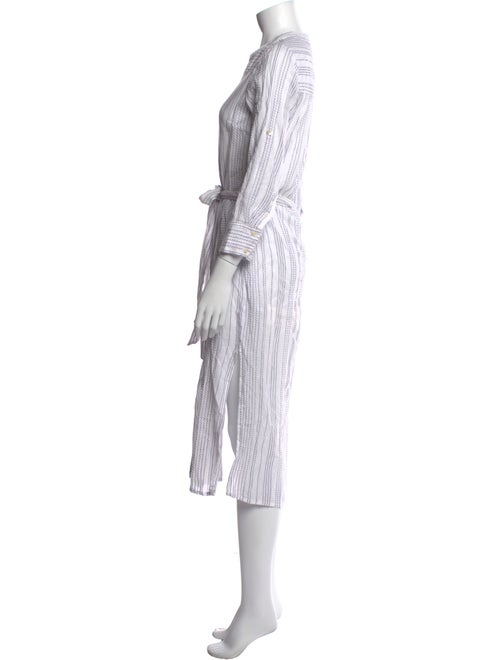 Veronica Beard Striped Midi Length Dress