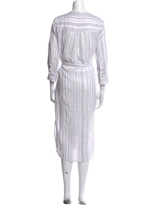 Veronica Beard Striped Midi Length Dress
