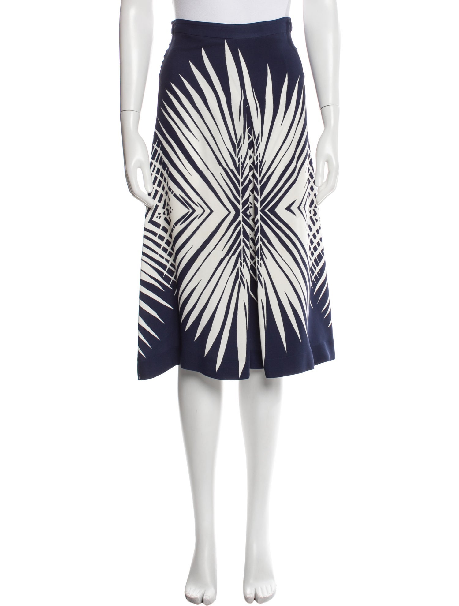 Veronica Beard Silk Knee-Length Skirt