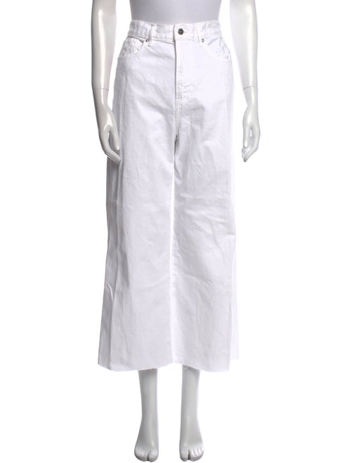 Veronica Beard High-Rise Wide Leg Jeans