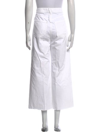 Veronica Beard High-Rise Wide Leg Jeans