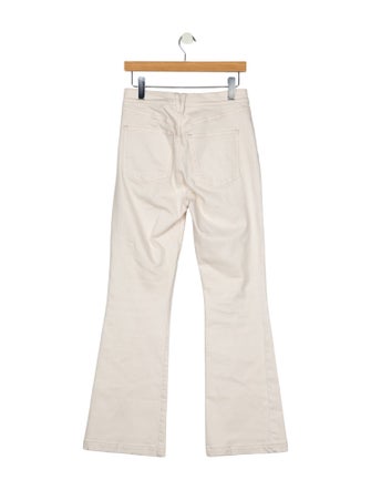 Veronica Beard High-Rise Wide Leg Jeans