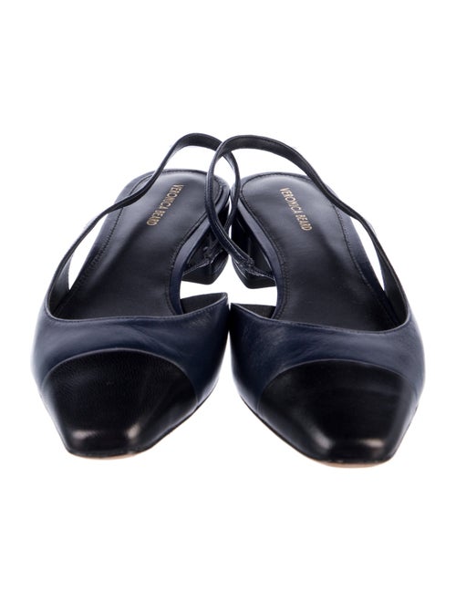 Veronica Beard Leather Slingback Pumps