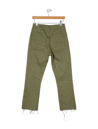 Veronica Beard High-Rise Straight Leg Jeans