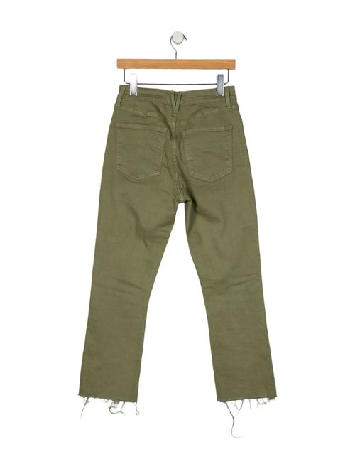 Veronica Beard High-Rise Straight Leg Jeans