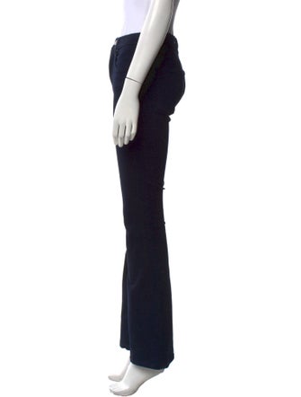 Veronica Beard Mid-Rise Wide Leg Jeans