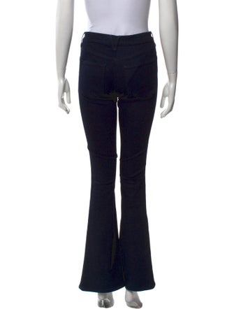 Veronica Beard Mid-Rise Wide Leg Jeans