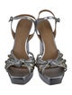 Veronica Beard Leather Braided Accents Sandals